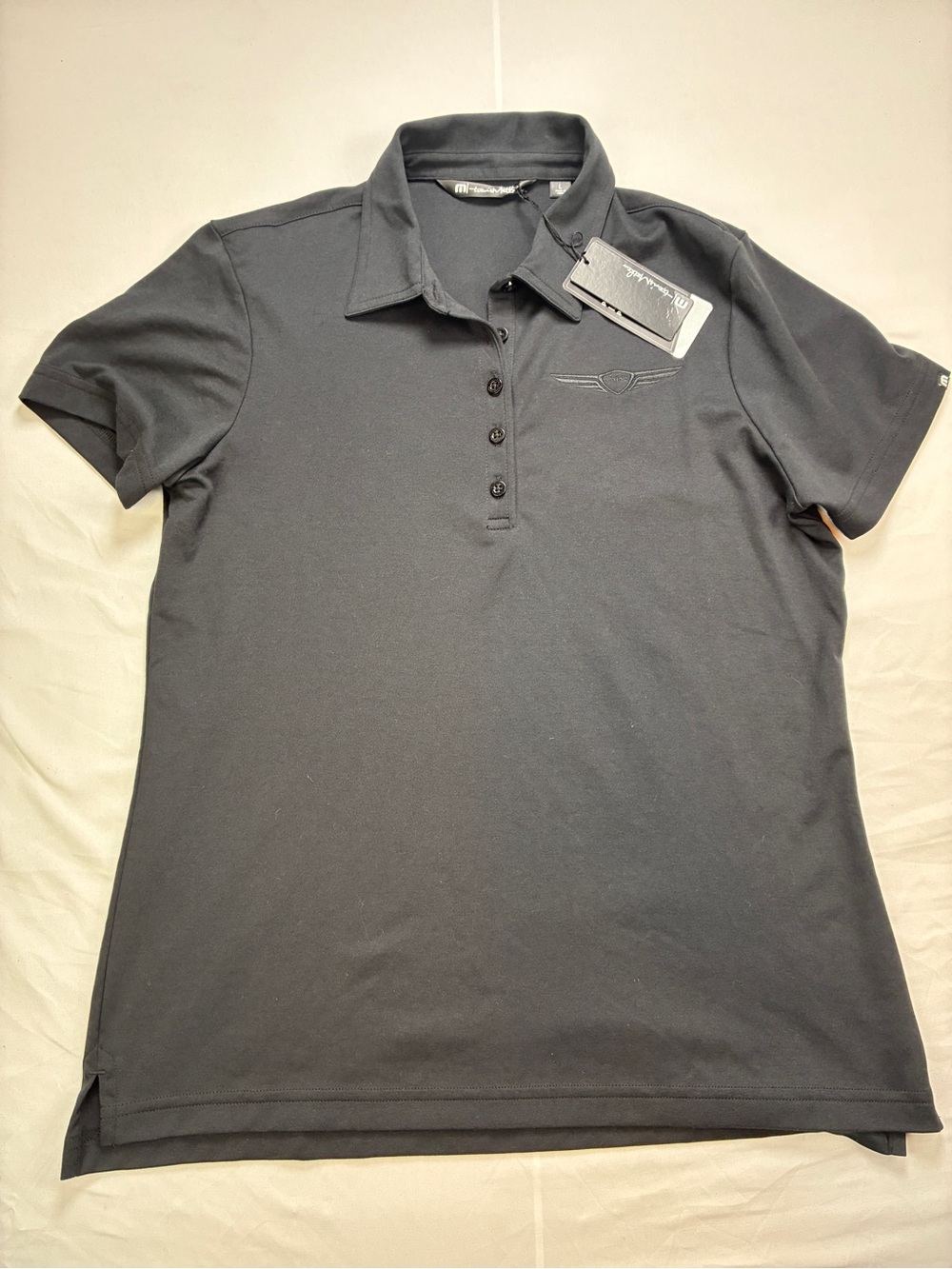Travis Mathew Ladies Black Short Sleeve Polo